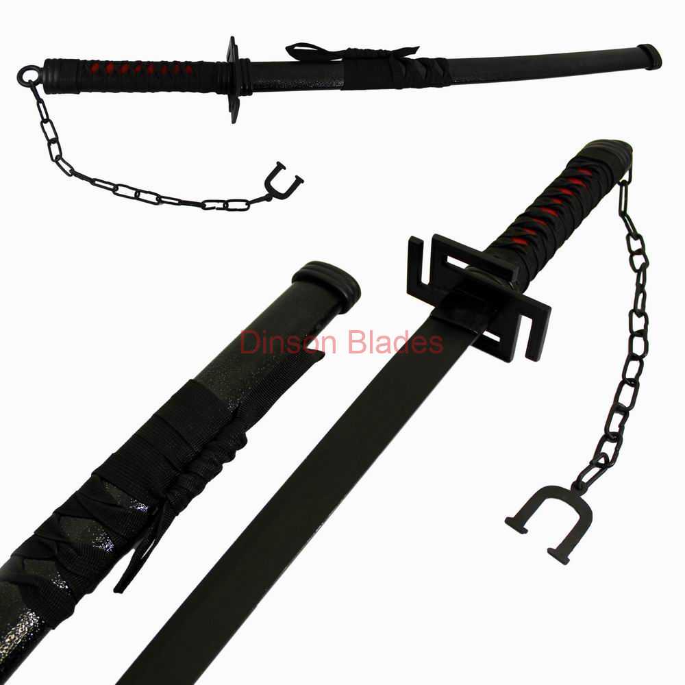 Bleach Ichigo Bankai Sword with all Black Coating Color
