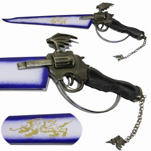Final Fantasy VIII New Winged Gunblade Lionheart Insignia on hilt