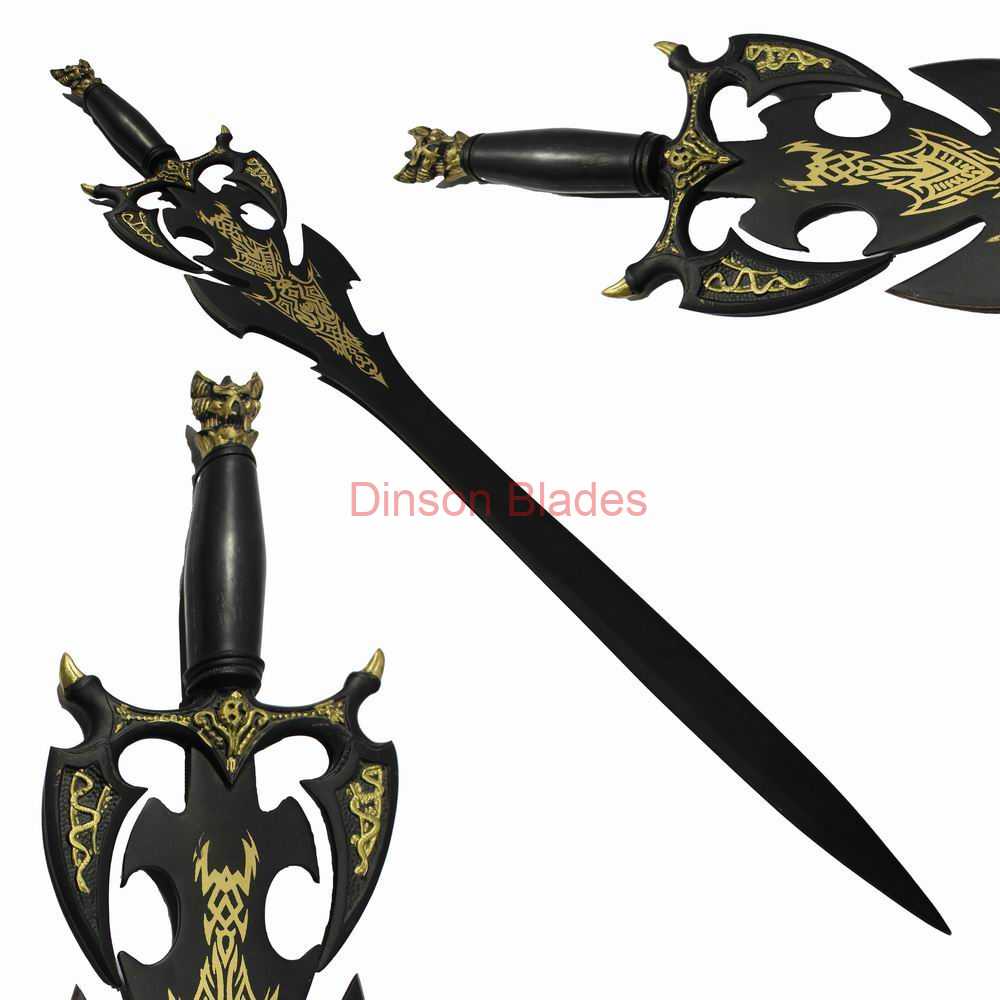 Ashoka Black Sword SS Black Coating Color Blade Replica