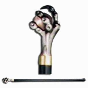 Claw Cane Sword Metal Handle with Crystal Ball