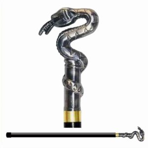Snake Cane Sword with Metal Handle