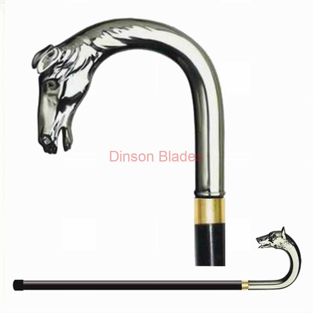 Horse Cane Sword with Metal Handle