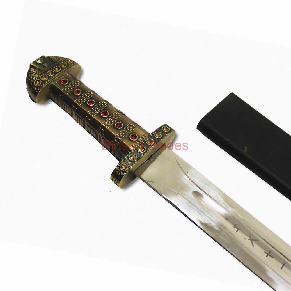 Viking King Sword Ragnar & Bjorn Ironside SS Blade Metal Handle From The Vikings-Functional Viking Sword