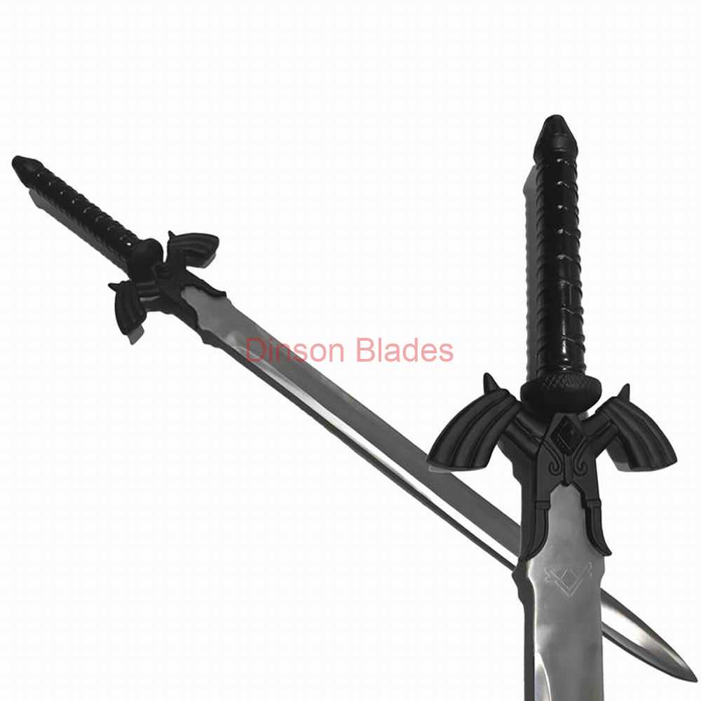 Black Fantasy Anime Zelda Sword Link Twilight Princess Replica of Video Game