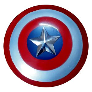 Captain America Circular Shield All Metal Replica Round Star Handmade