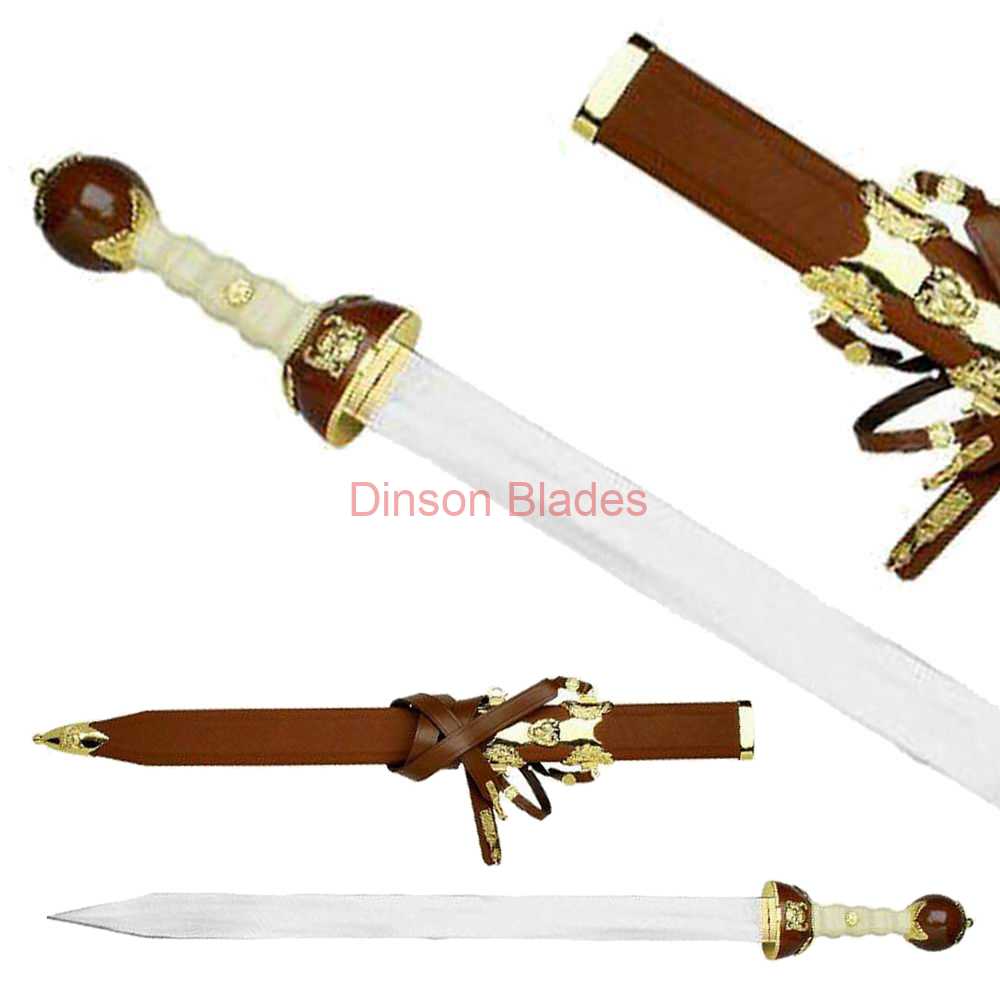 Gladiator Movie Replica Gold Metal Sword