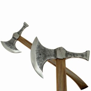 Rustic Norse Seafarer Viking Barbarian Antiqued Hammer Head Medieval Battle Axe