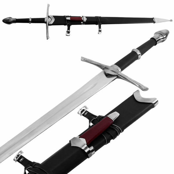 Aragorn Strider Ranger Sword with a Small Knife & Scabbard Replica Swords