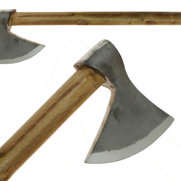 DB2545 Handmade Medieval Huntsman s Camping Hatchet Steel Bearded Viking Axe Hardwood Handle
