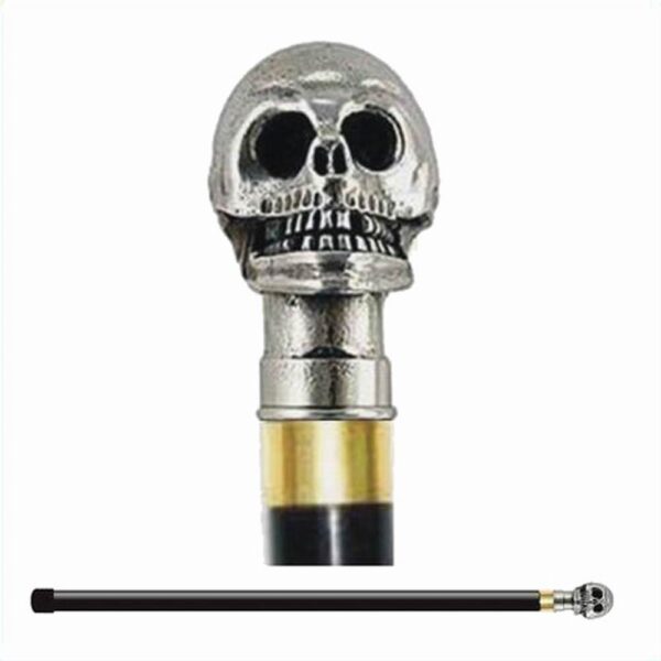 Skull Cane Sword with Stainless Steel Blade