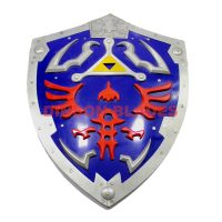 DB1218 Zelda Triforce Metal Shield - Link Video Game Awakening Time Legend Of (1)